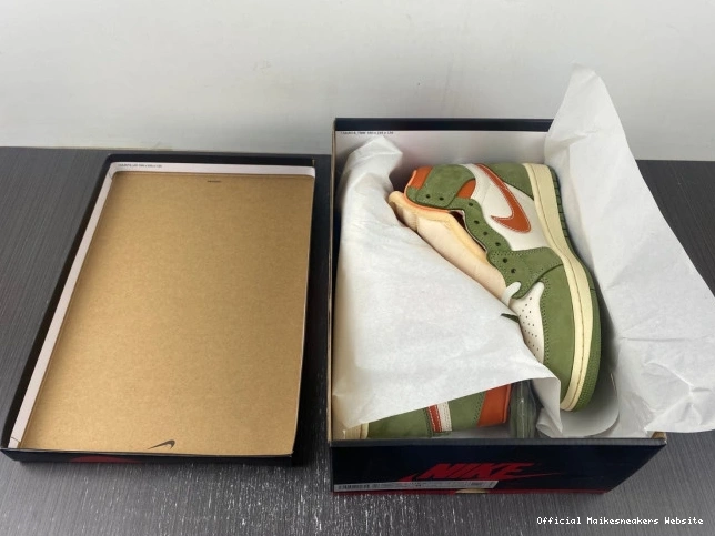 Official Maikesneakers Celadon 1 FB9934-300 Air Craft Jordan High OG 0814